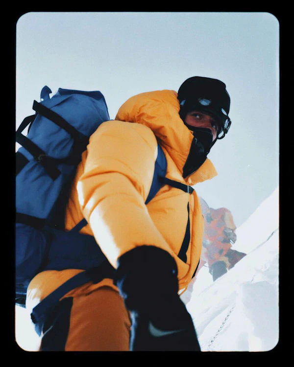 Snowy Mountain Climber