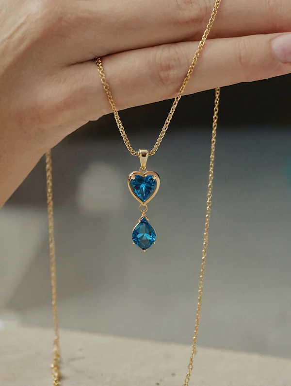 Gold Necklace Close-Up