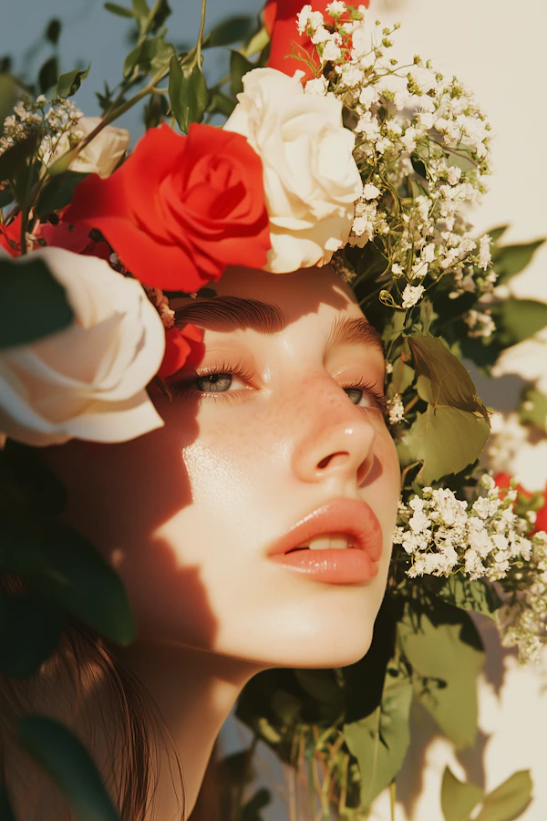 Floral Portrait Harmony
