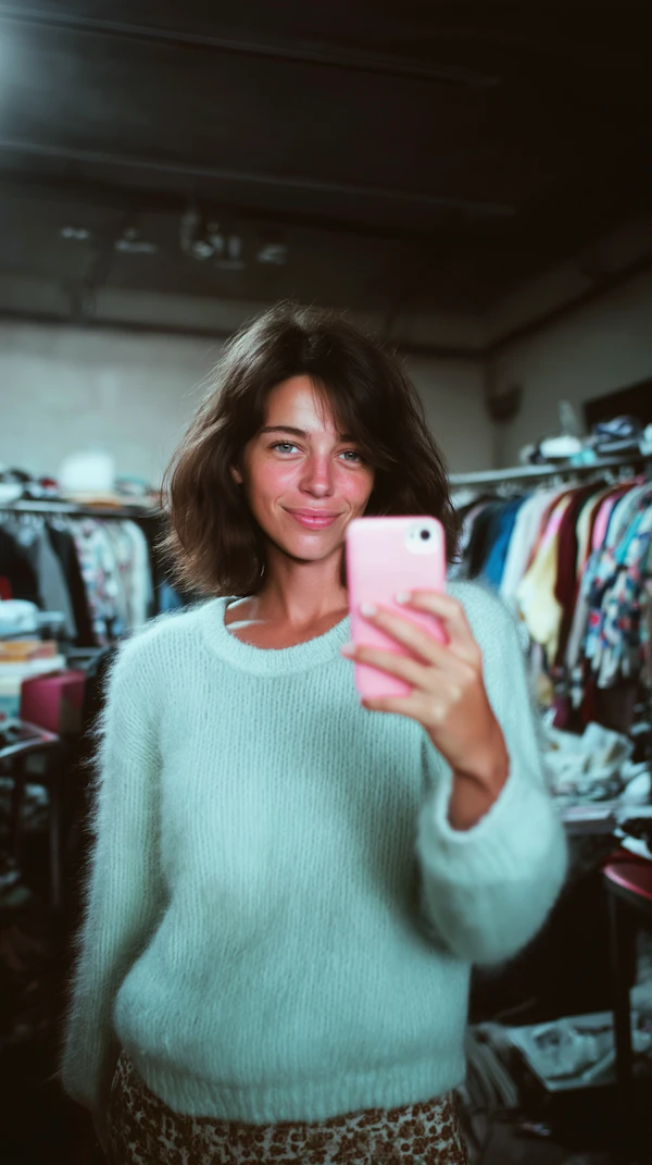 Woman Taking Selfie