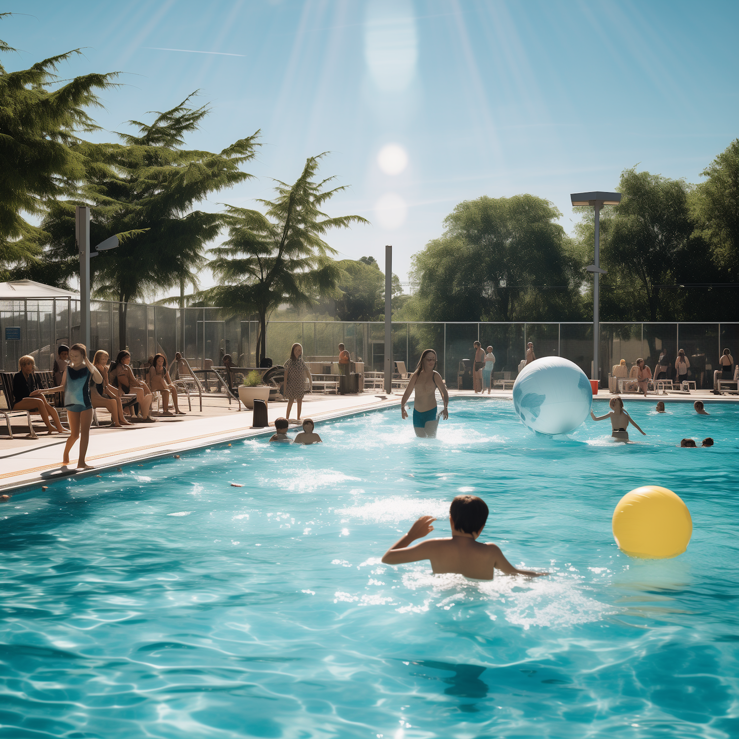 Summer Day Poolside Bliss