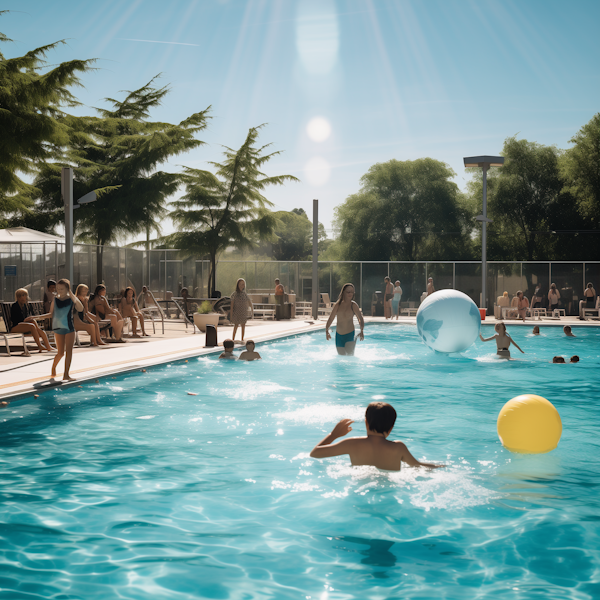 Summer Day Poolside Bliss