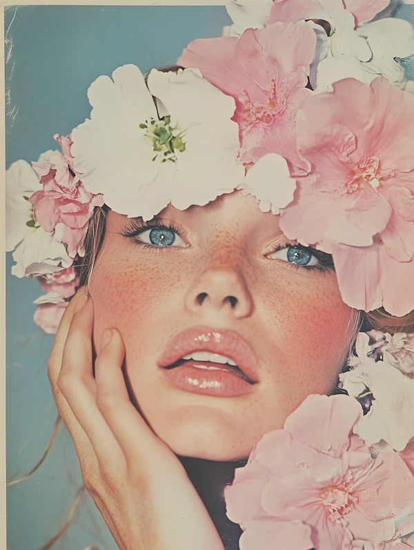 Floral Portrait Serenity