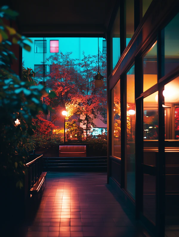 Serene Urban Corridor