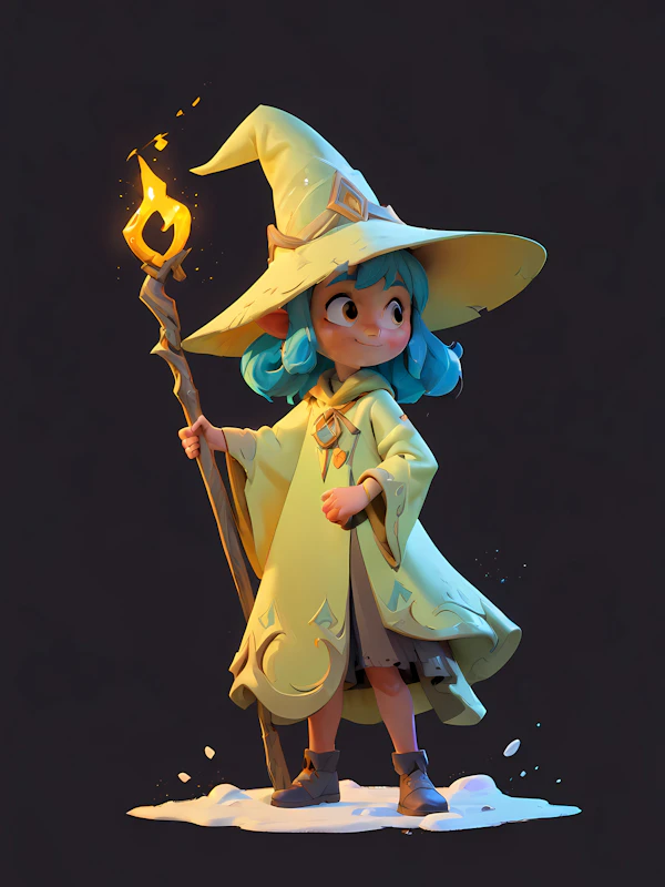 Whimsical Wizard Art