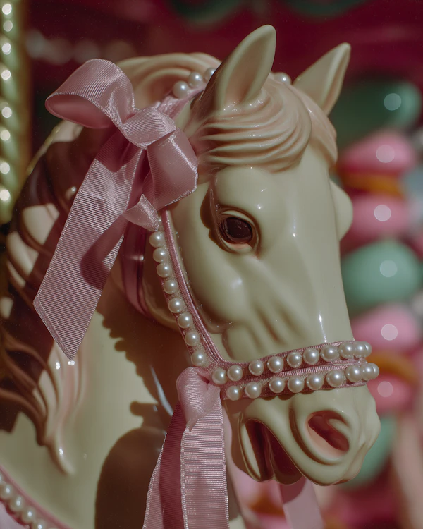 Whimsical Carousel Horse