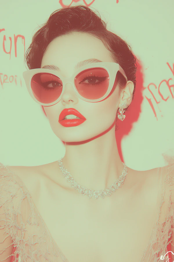 Stylized Woman Portrait