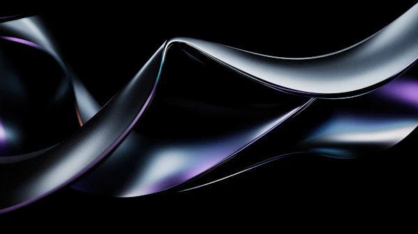 Abstract Metallic Ribbons