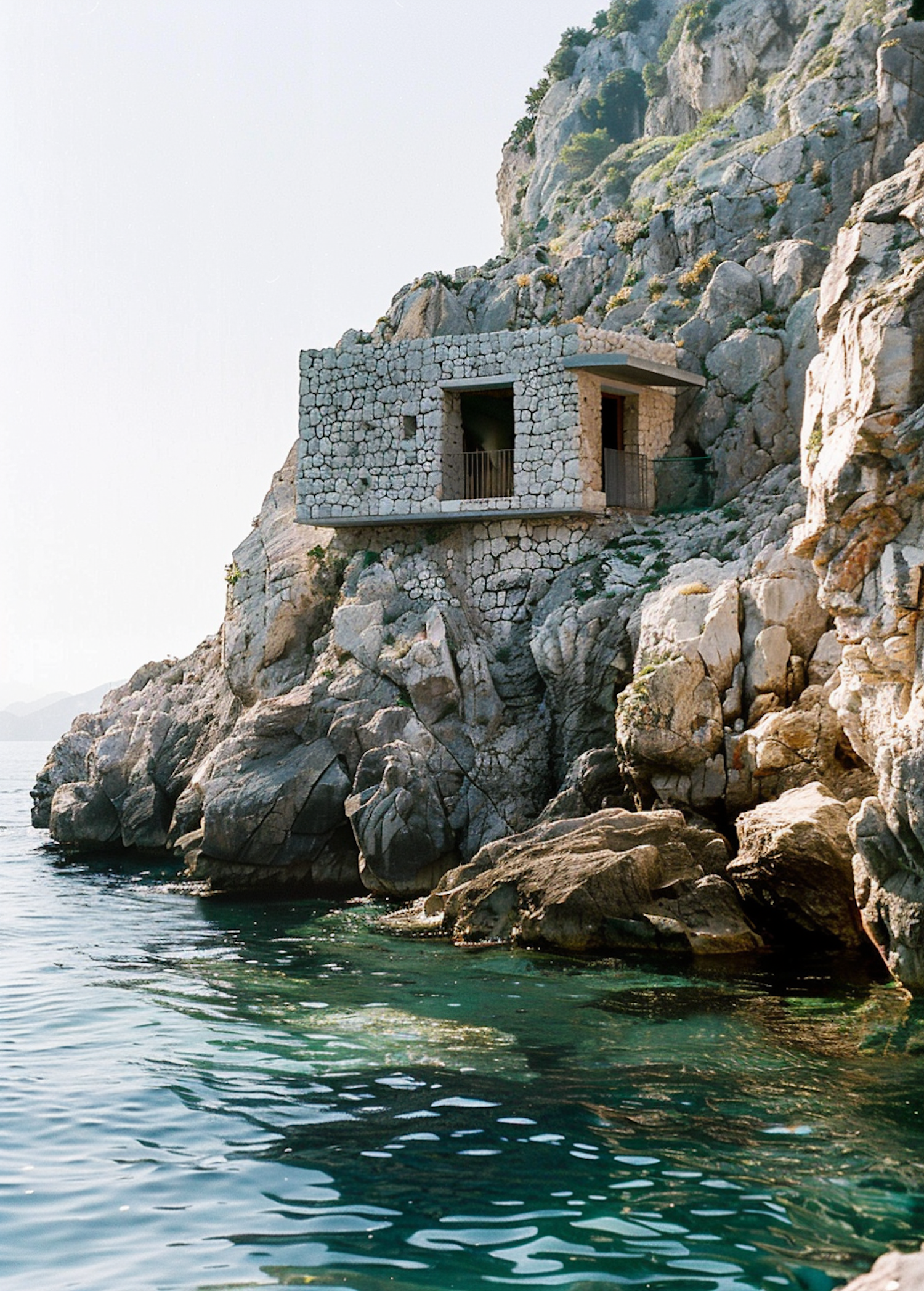 Seaside Cliffside Architecture