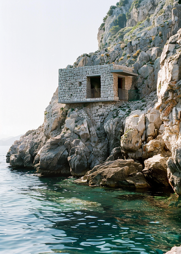 Seaside Cliffside Architecture