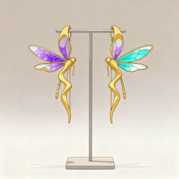 Dragonfly Earrings Display