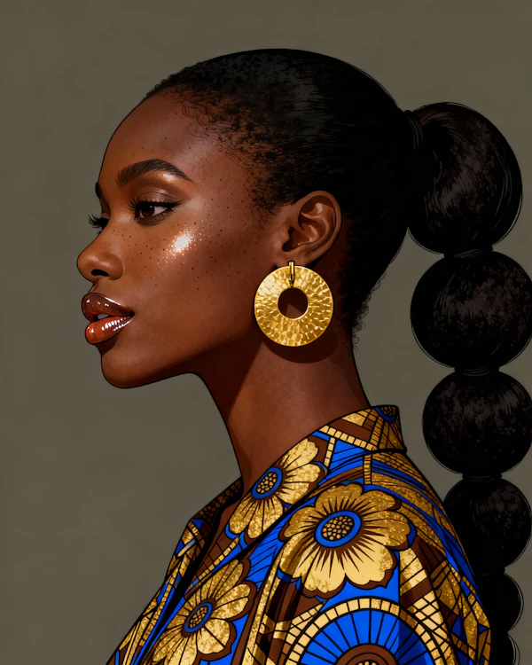 Elegant Profile Portrait