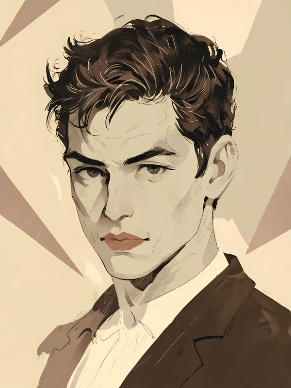 Thoughtful Portrait Art