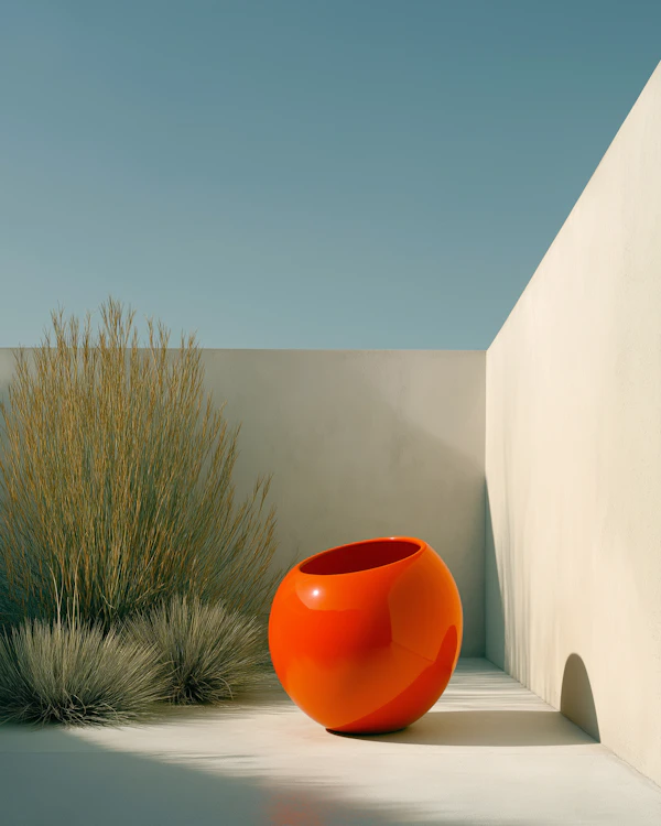 Minimalist Planter Scene