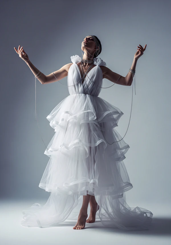 Ethereal White Dress