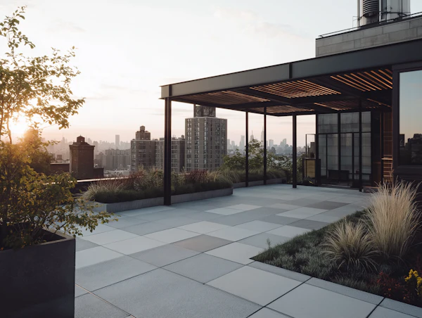 Modern Rooftop Terrace
