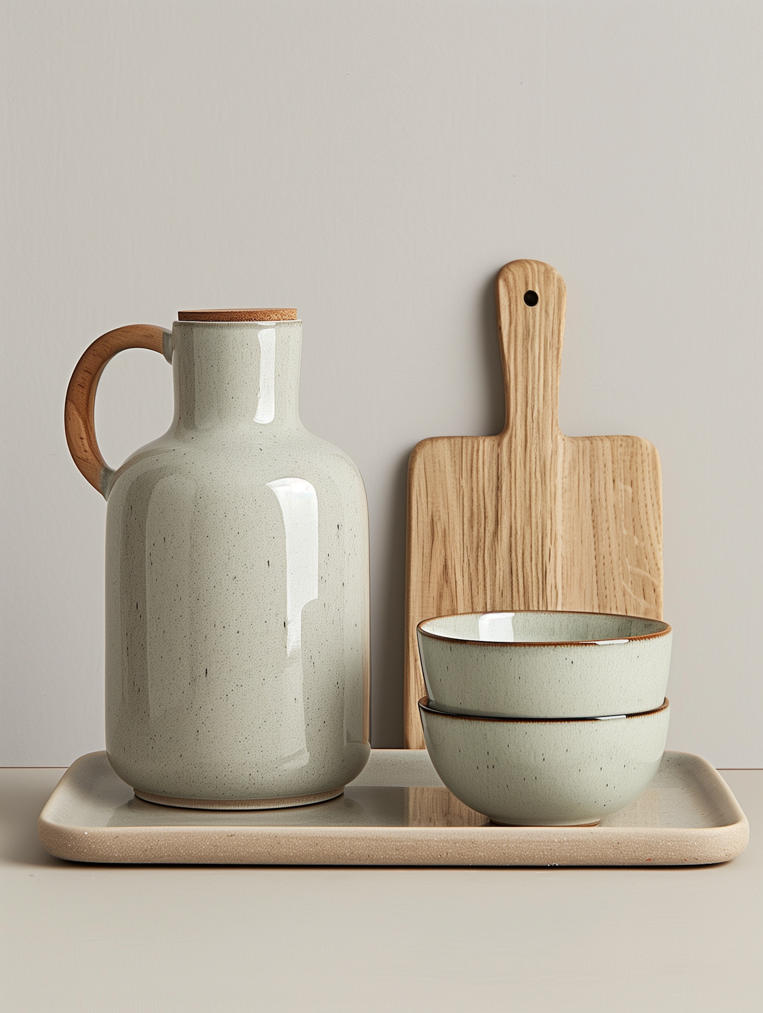 Calm and Orderly Kitchenware Set