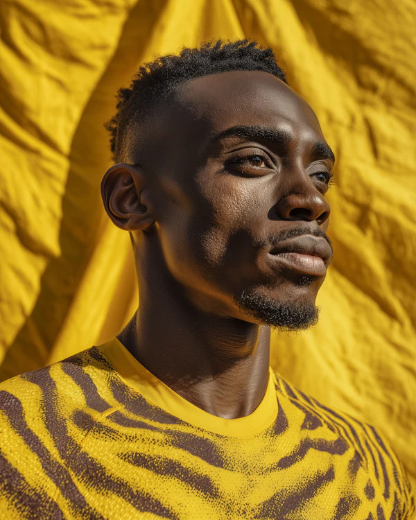 Striking Yellow Portrait