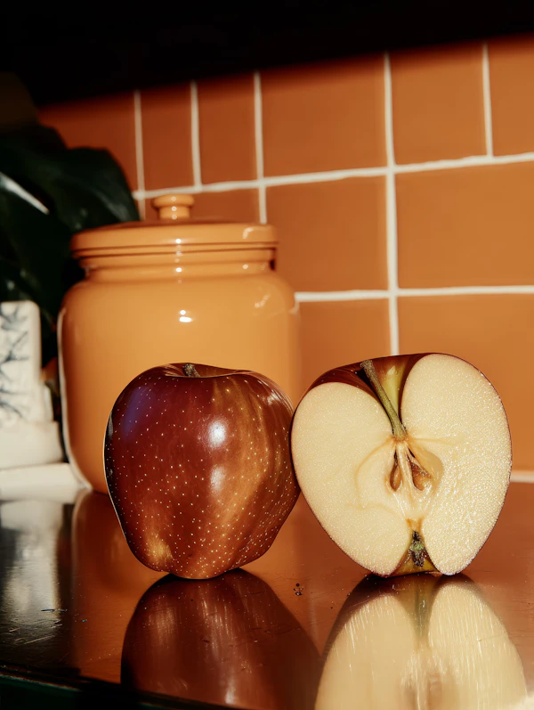 Red Apple Close-Up