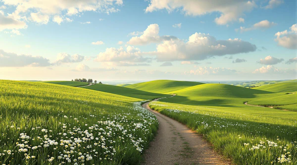 Serene Green Landscape