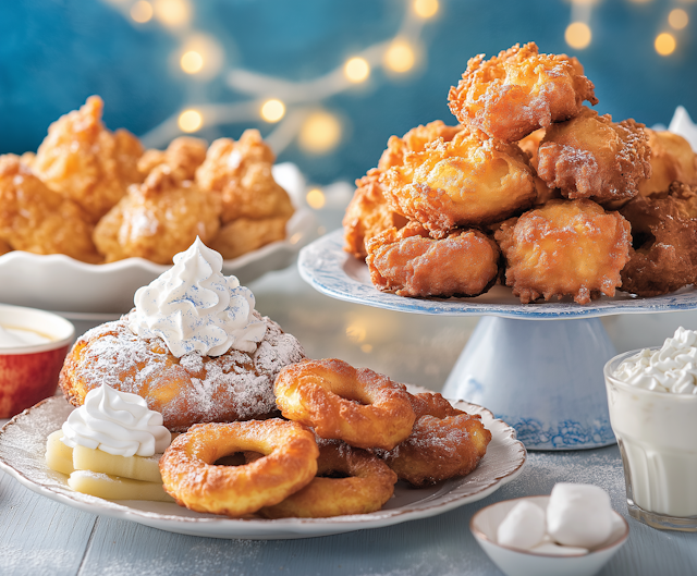 Golden Brown Fried Pastries