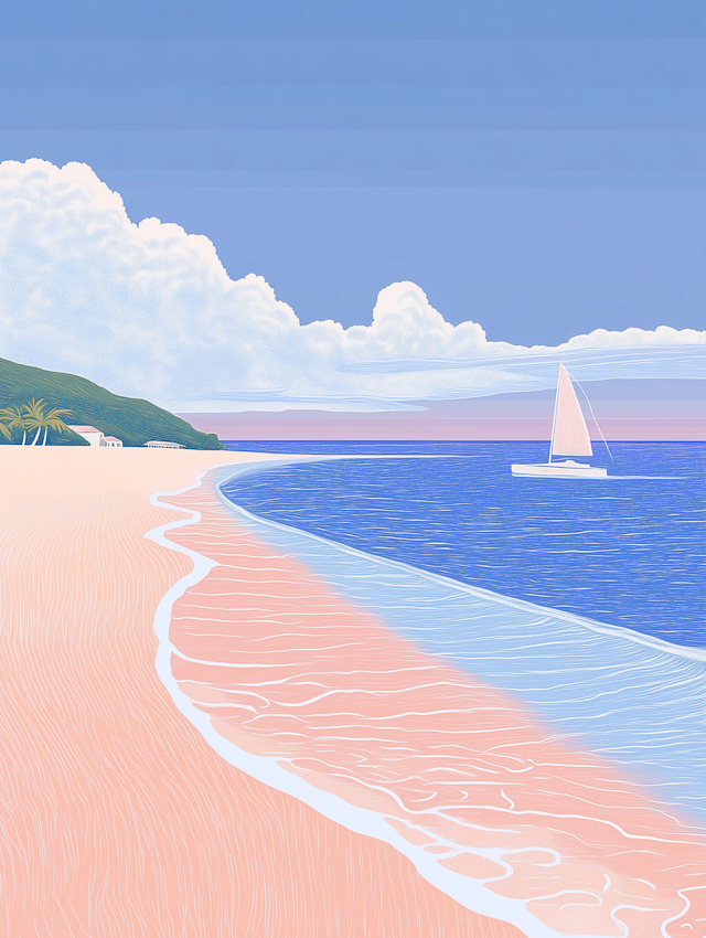 Serene Beach Scene