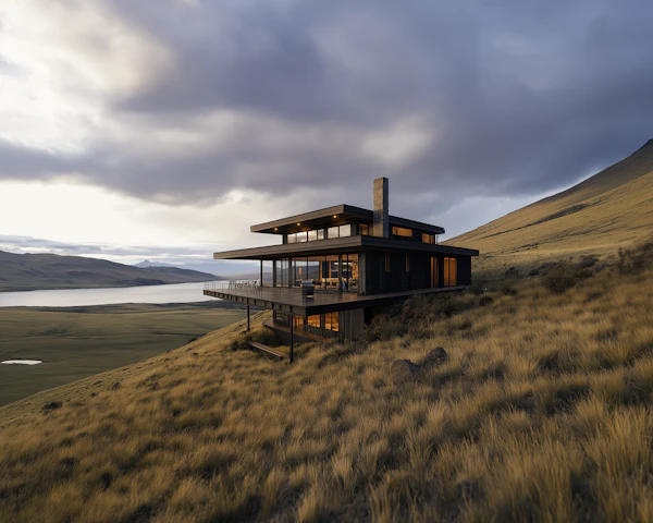 Modern Hillside Home