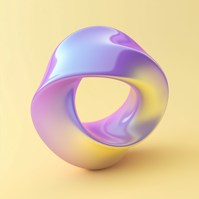 Glossy Iridescent Torus