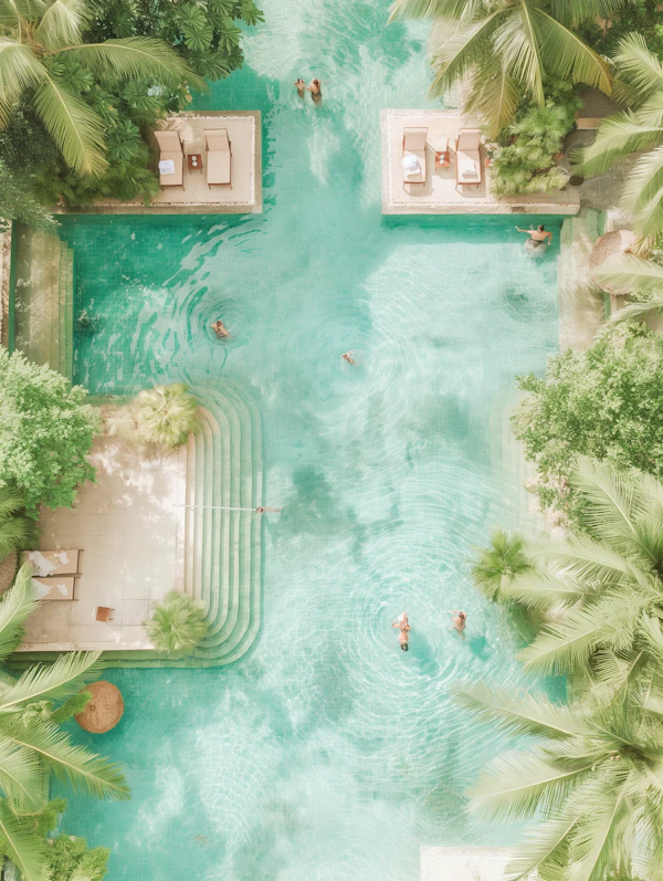 Tropical Pool Serenity