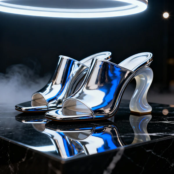Futuristic Heels Display