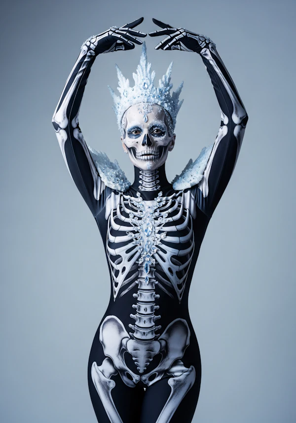 Skeleton Costume Portrait