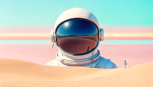 Astronaut in Desert