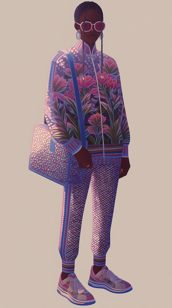 Floral Fashion Portrait