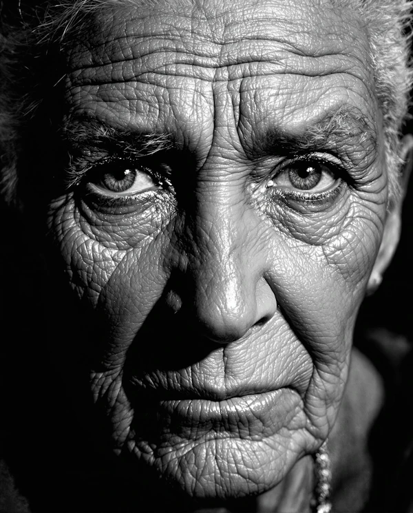 Elderly Portrait Close-Up