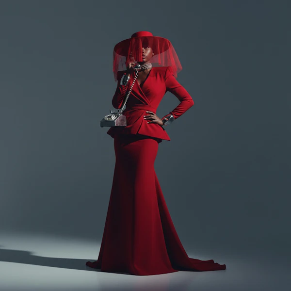 Elegant Red Gown