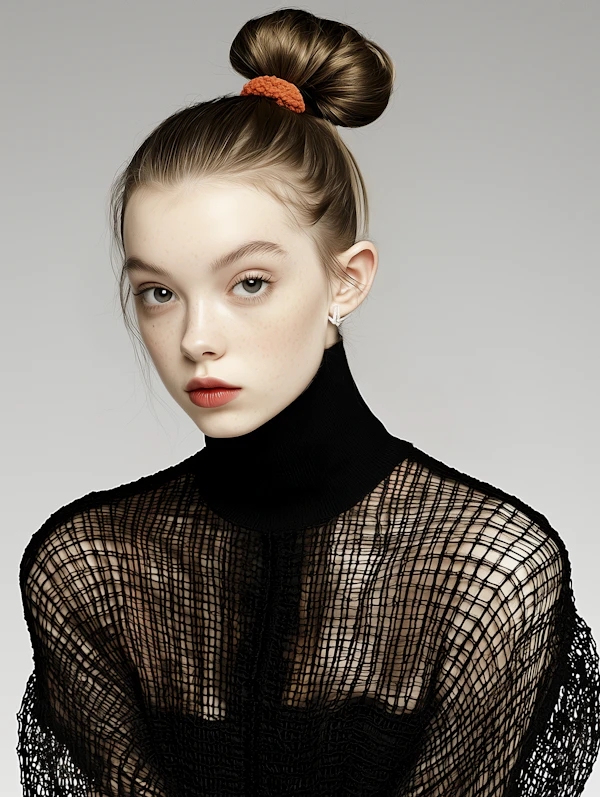 Elegant Portrait of a Young Woman