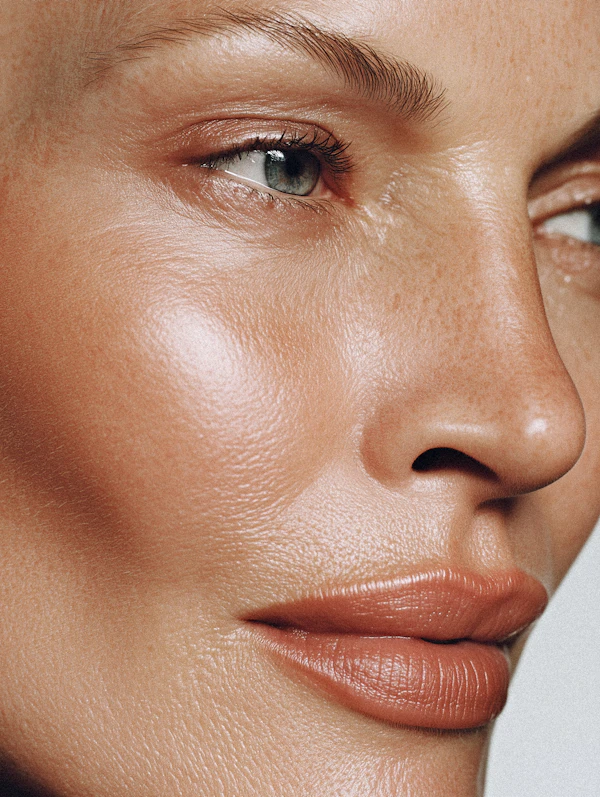 Close-Up Facial Detail