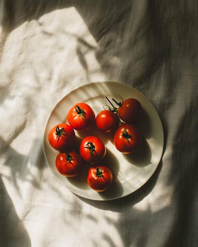 Tomatoes on Fabric