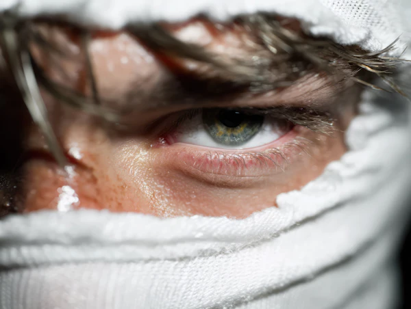 Dramatic Eye Close-Up