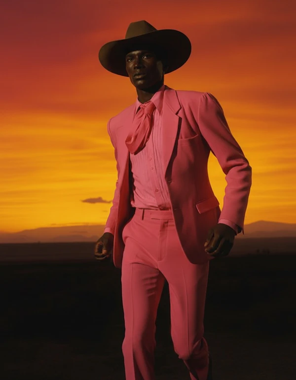 Stylish Sunset Portrait