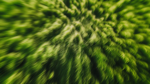 Dynamic Green Abstract