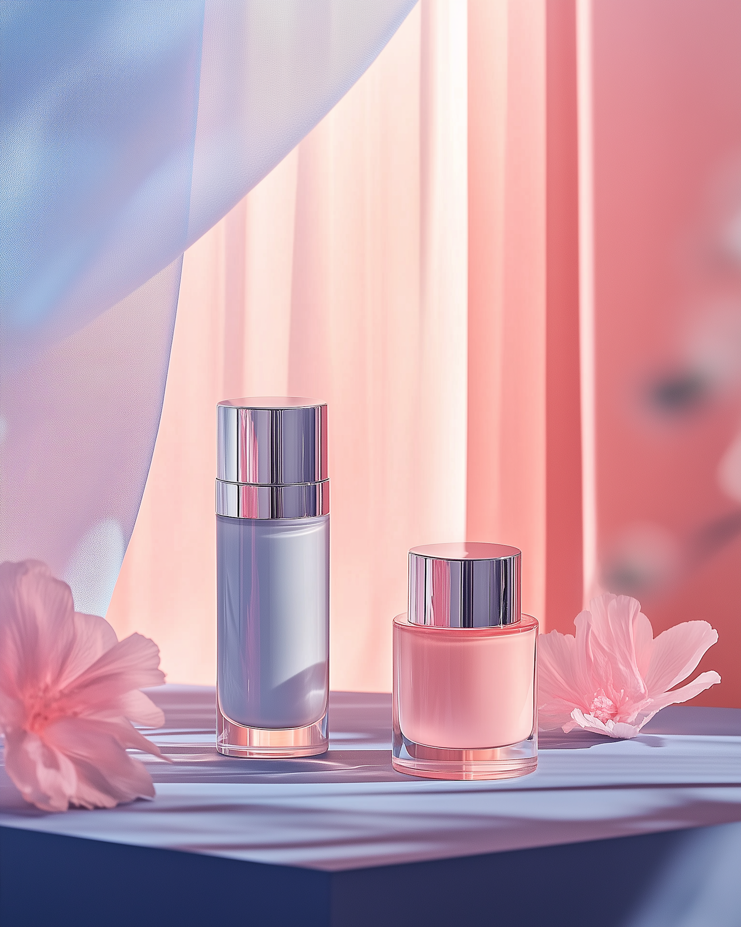 Elegant Cosmetic Bottles