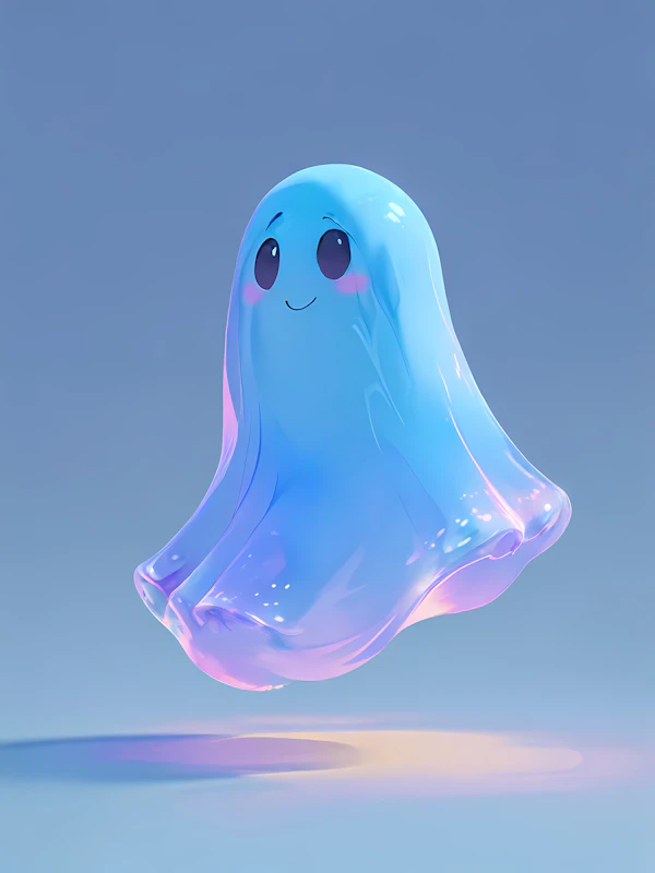 Whimsical Ghost Art