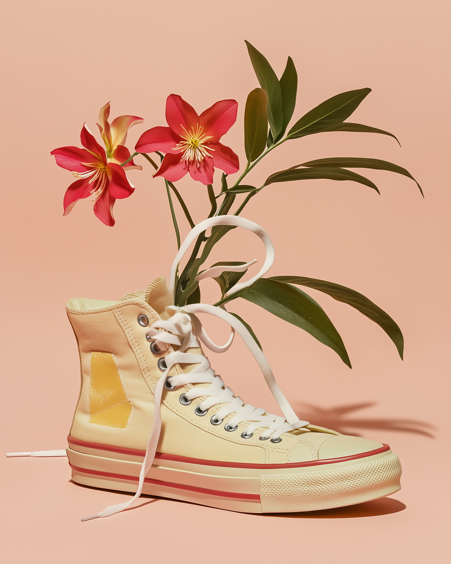 Floral Sneaker Composition