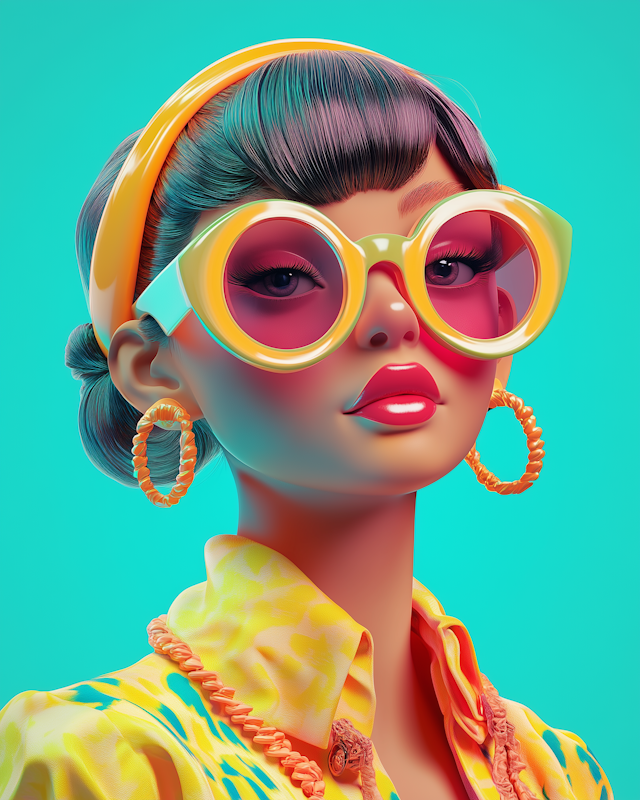 Retro Fashion Portrait