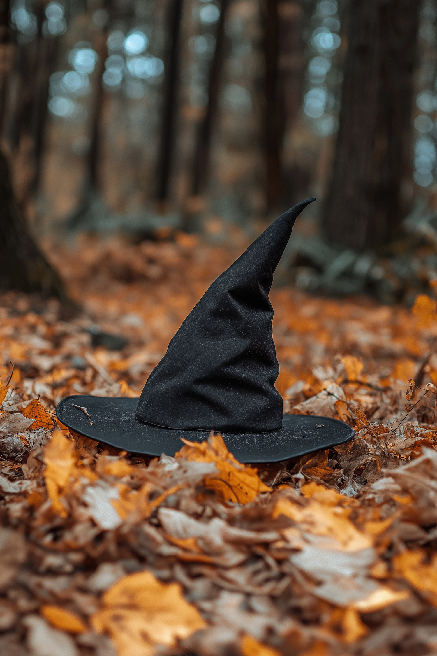 Witch's Hat in Autumn Forest