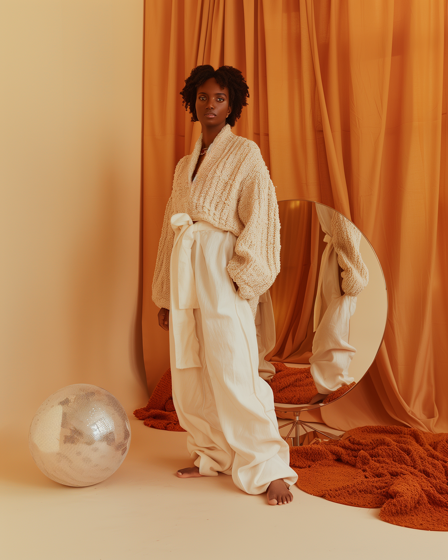 Studio Portrait with Mirror