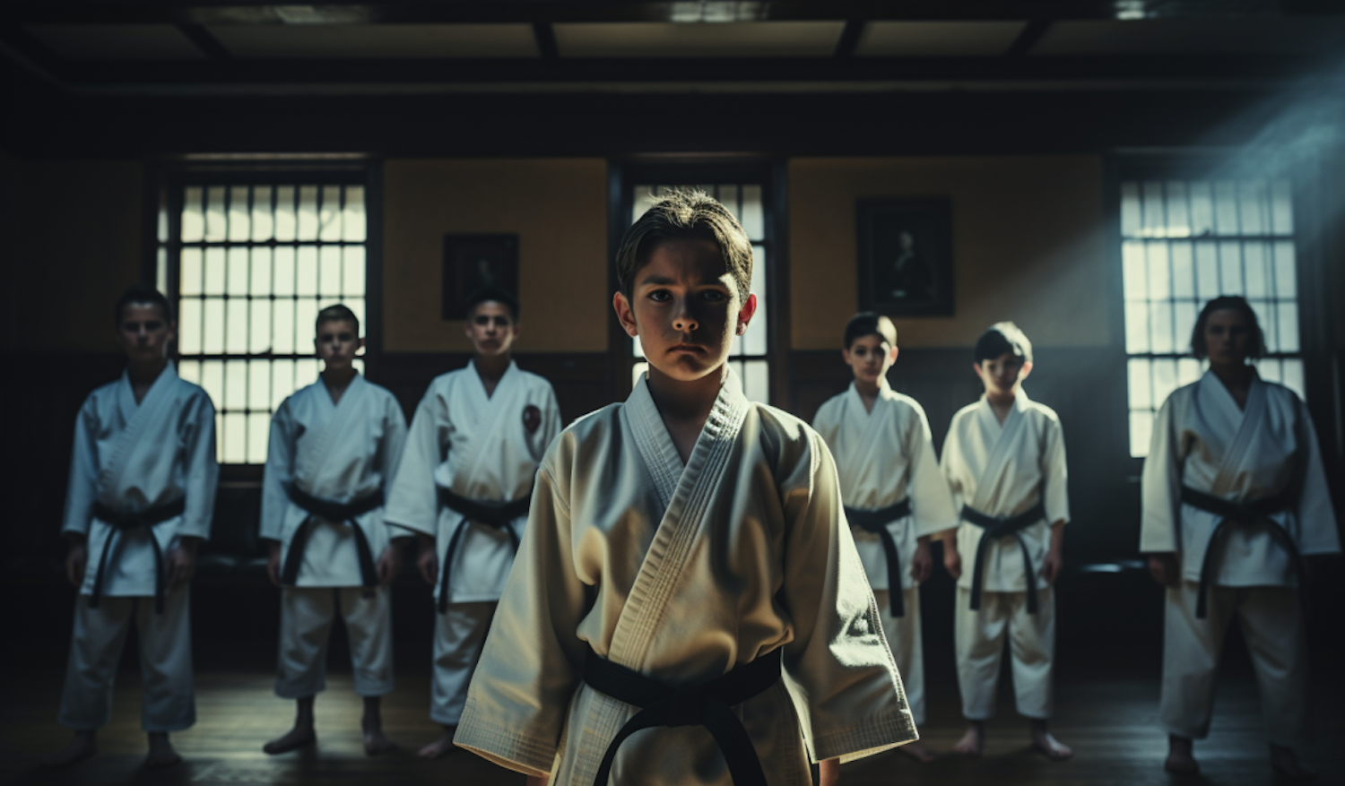 Young Black Belt's Moment of Focus