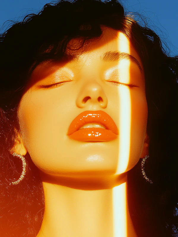 Serene Close-Up Portrait