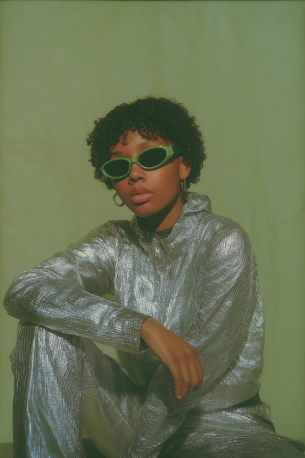 Stylish Futuristic Portrait